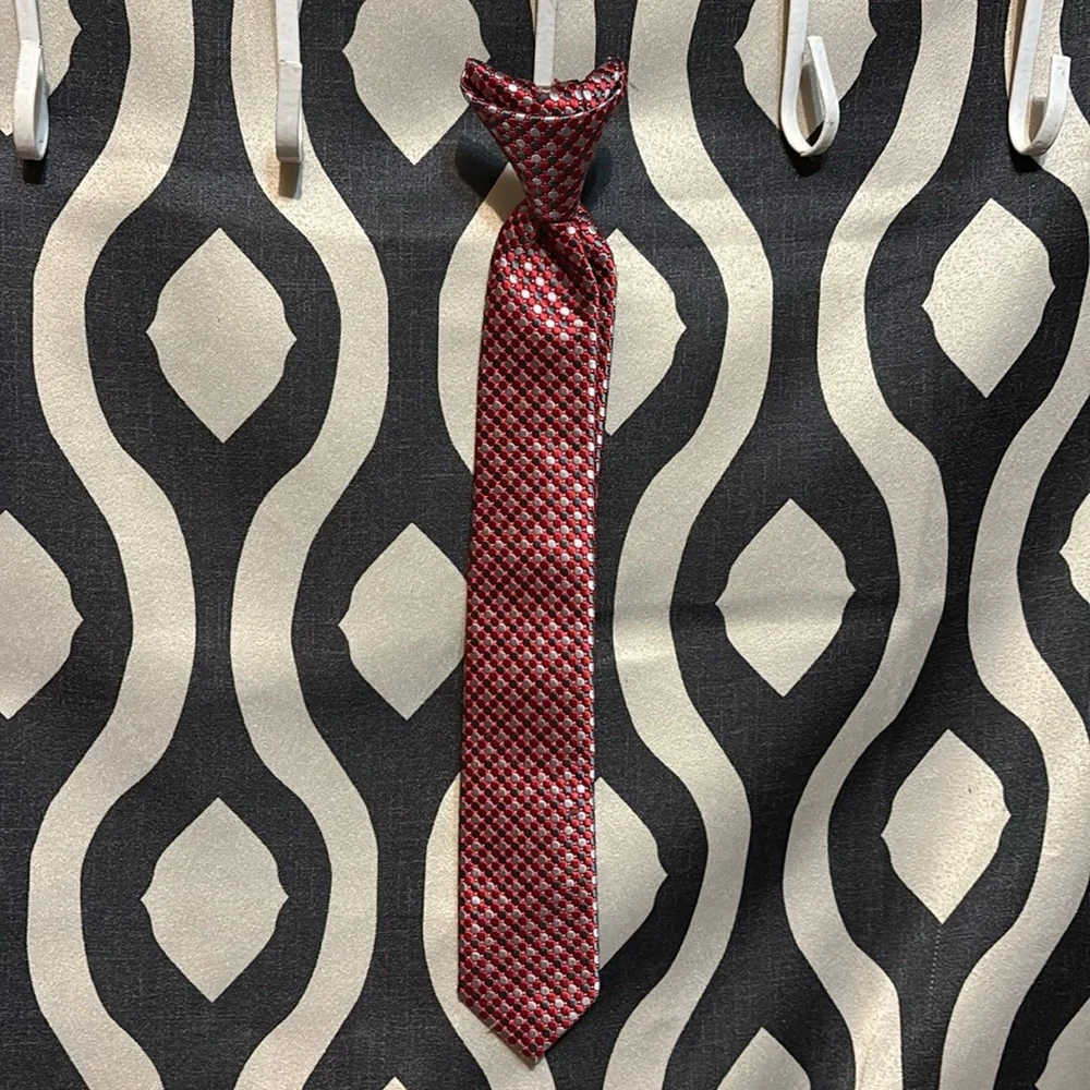 DOCKERS BOYS CLIP ON TIE 14”X2”